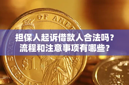 济南担保人起诉借款人合法吗？流程和注意事项有哪些？