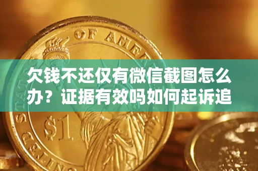 济南欠钱不还仅有微信截图怎么办？证据有效吗如何起诉追回欠款？