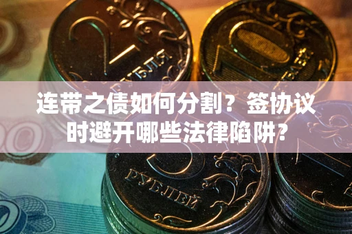 济南连带之债如何分割？签协议时避开哪些法律陷阱？