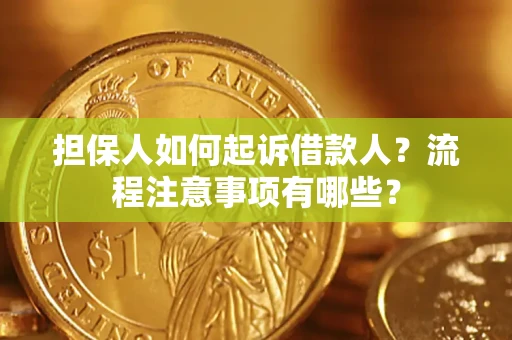 济南担保人如何起诉借款人？流程注意事项有哪些？
